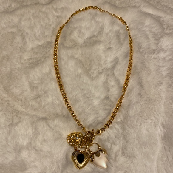 Vintage Joan rivers heart lock necklace jewelry - Picture 2 of 6